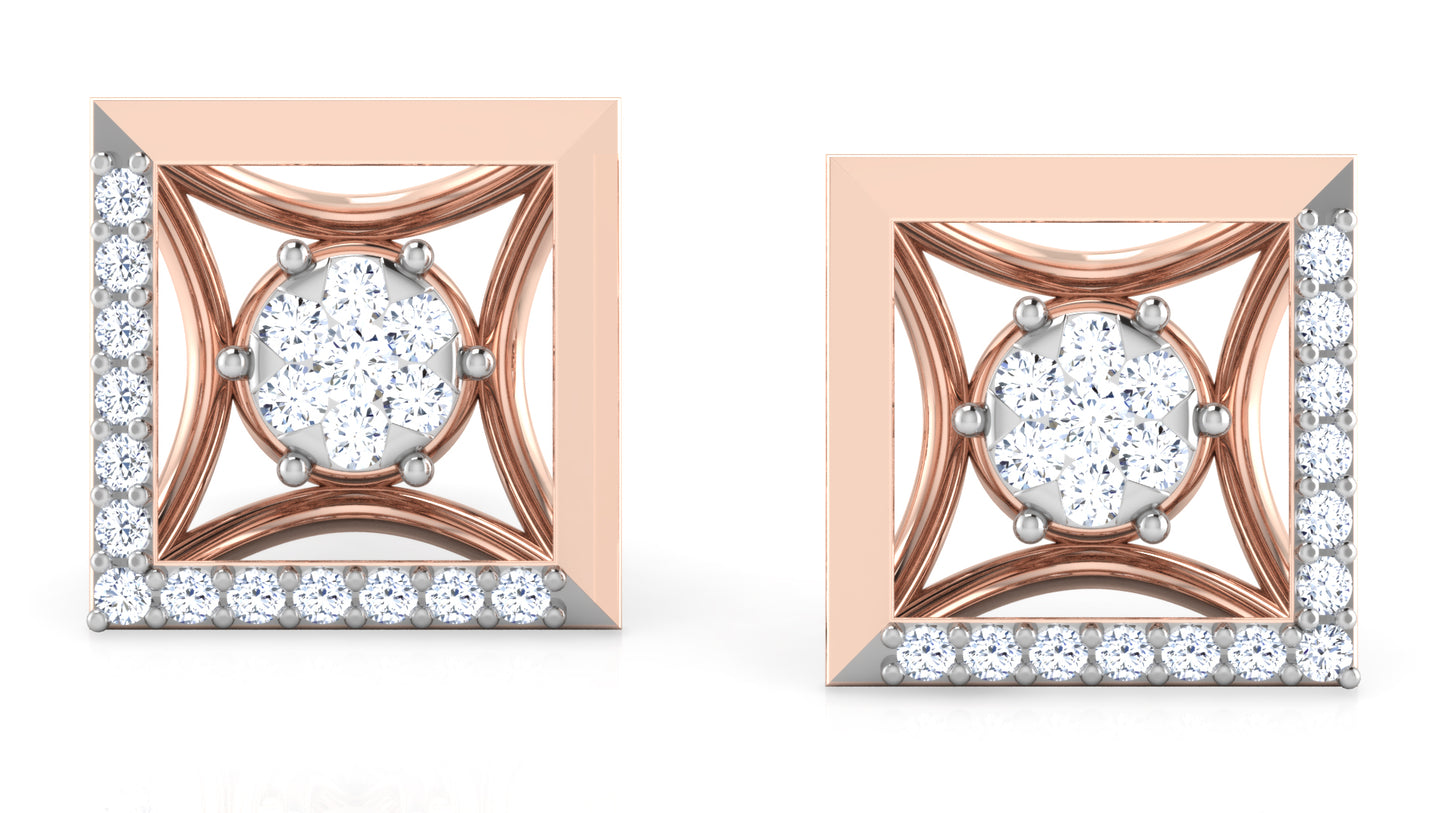 Diamond Shock Diamond Earrings