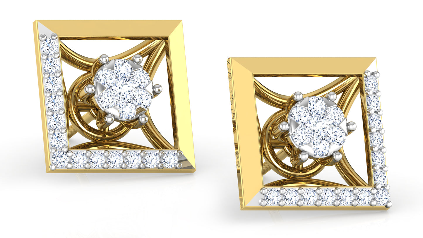 Diamond Shock Diamond Earrings