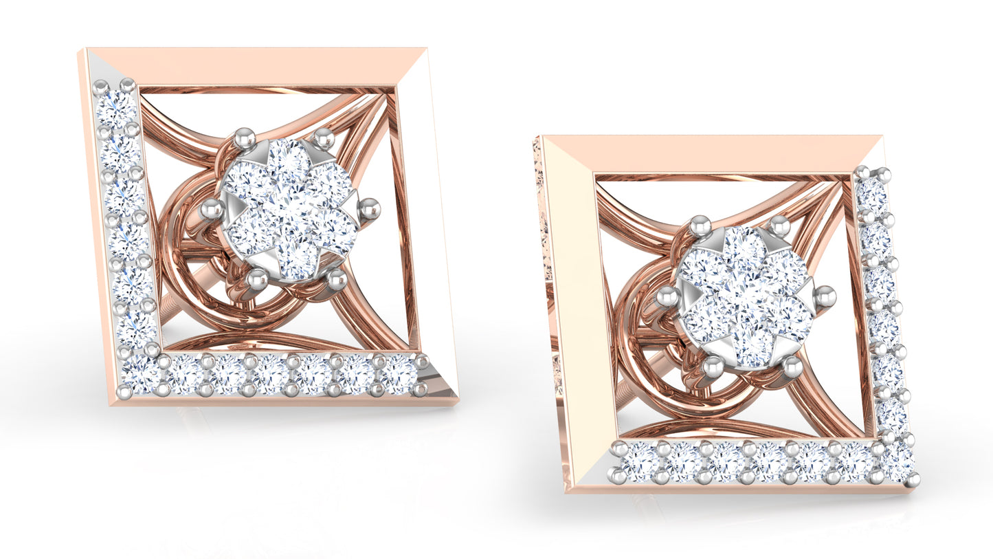 Diamond Shock Diamond Earrings