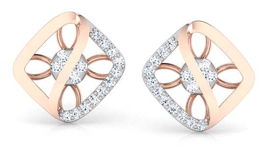 Gift Wrap Diamond Earrings