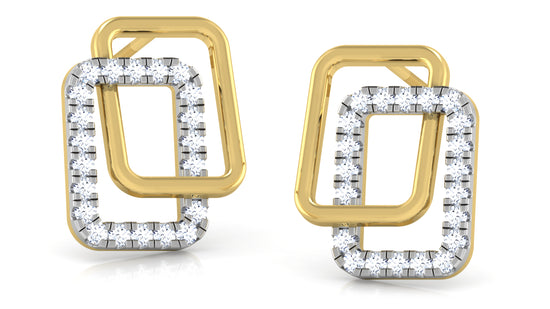 Diamonda Alternata Diamond Earrings