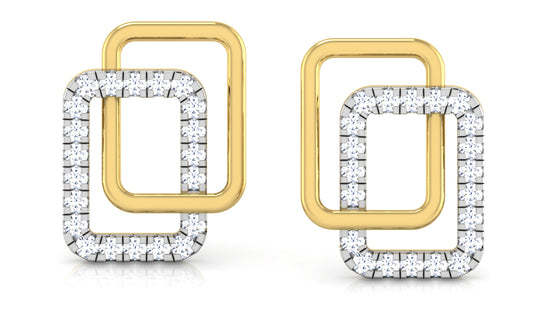 Diamonda Alternata Diamond Earrings