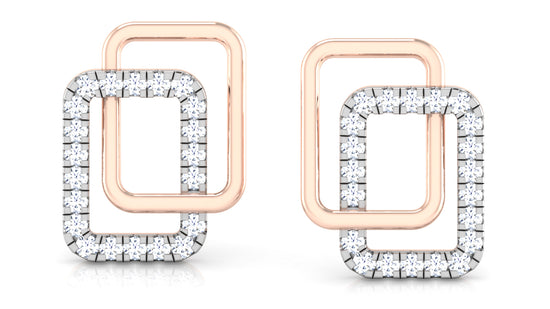 Diamonda Alternata Diamond Earrings