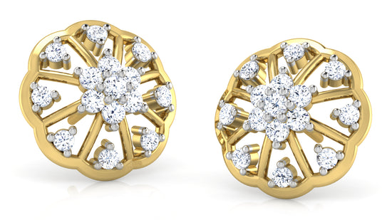 Flora Aura Diamond Earrings