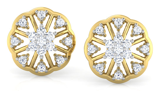 Flora Aura Diamond Earrings