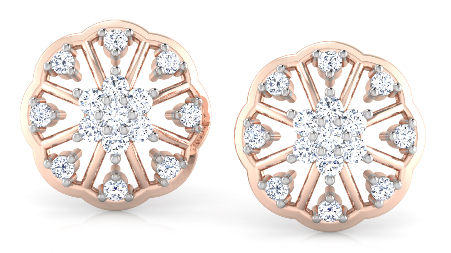 Flora Aura Diamond Earrings