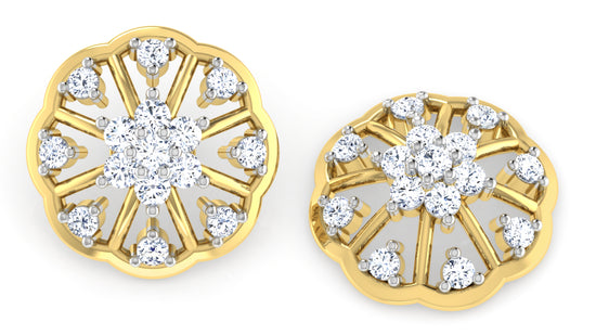 Flora Aura Diamond Earrings