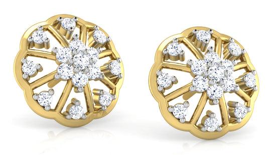 Flora Aura Diamond Earrings