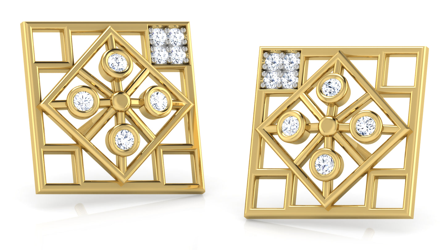 Deluxe Delight Diamond Earrings