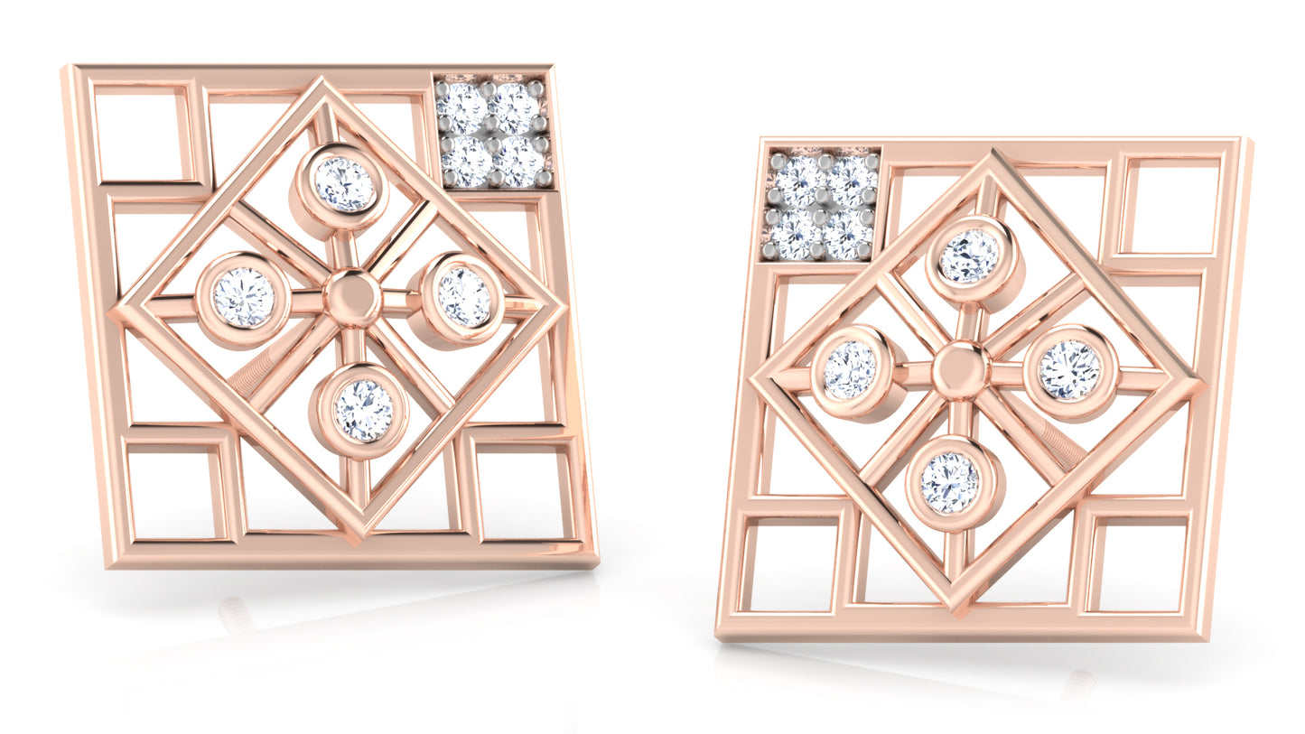 Deluxe Delight Diamond Earrings