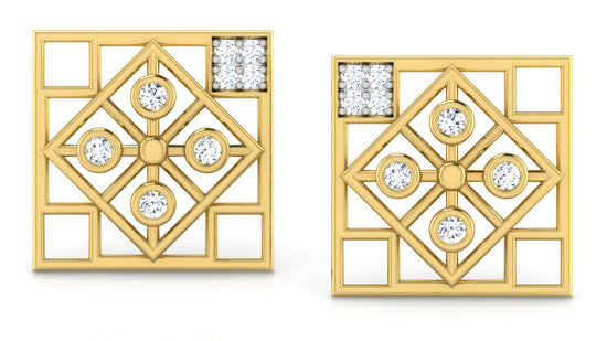 Deluxe Delight Diamond Earrings