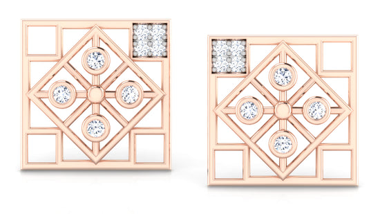 Deluxe Delight Diamond Earrings