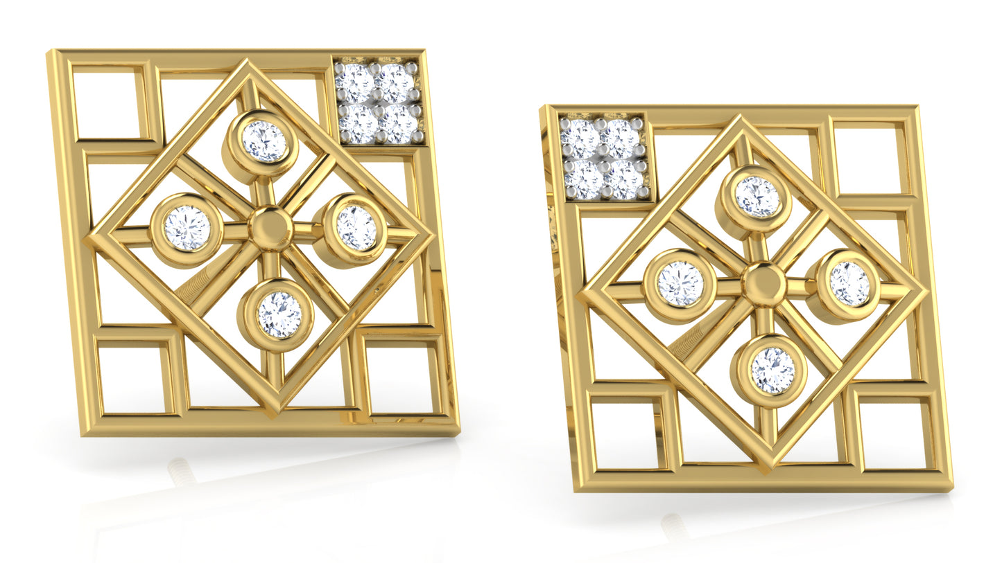 Deluxe Delight Diamond Earrings