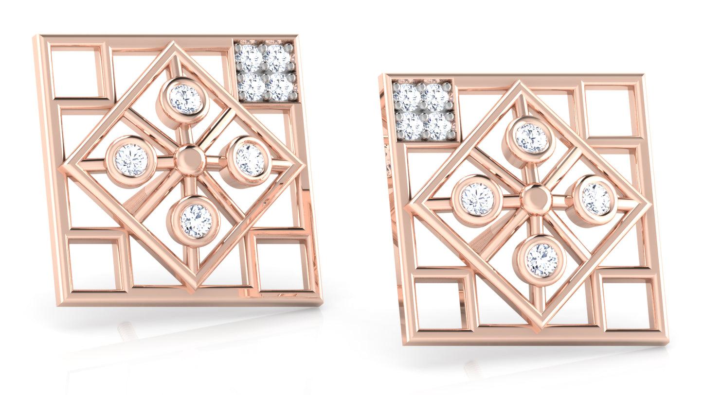 Deluxe Delight Diamond Earrings