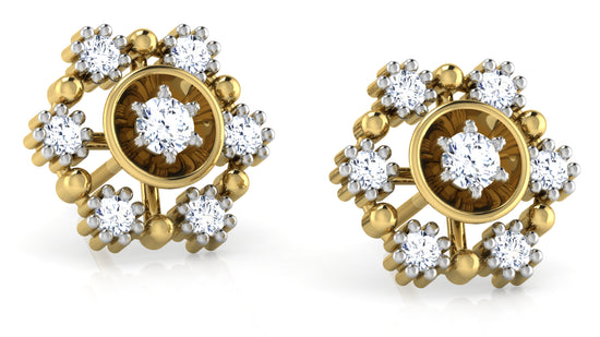 Floral Appeal Diamond Earrings