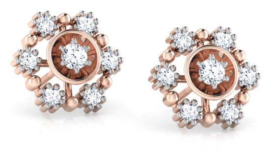 Floral Appeal Diamond Earrings