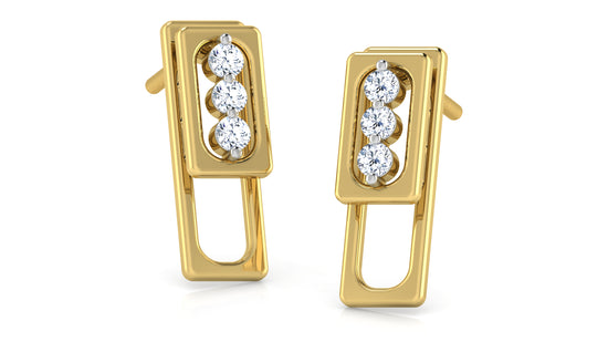 Warm Charm Diamond Earrings