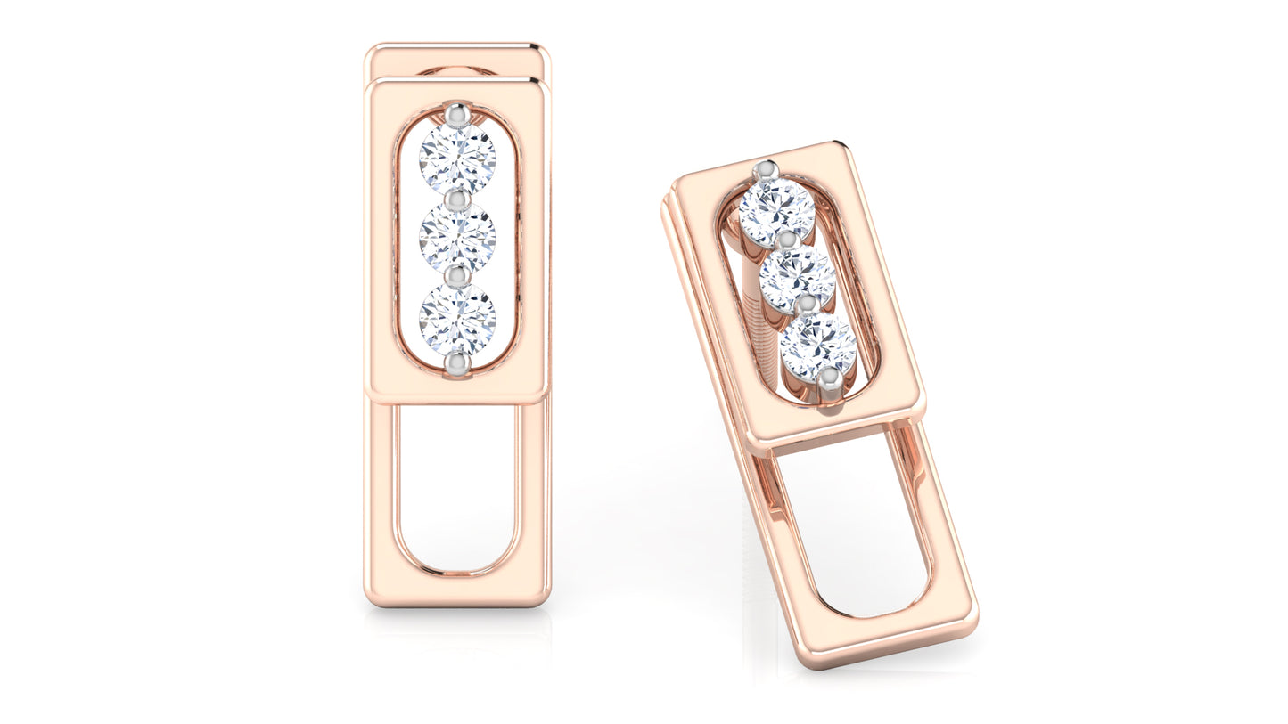 Warm Charm Diamond Earrings