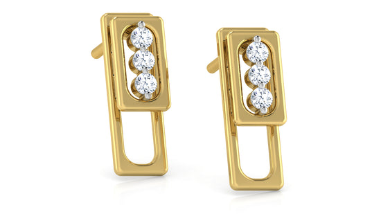 Warm Charm Diamond Earrings