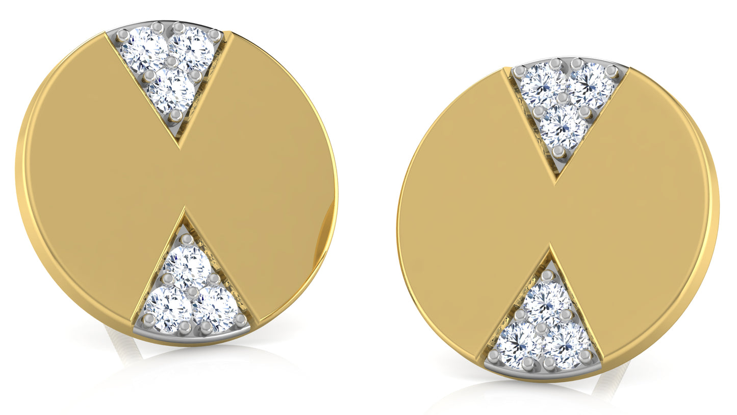 Geometric Appeal Diamond Earrings