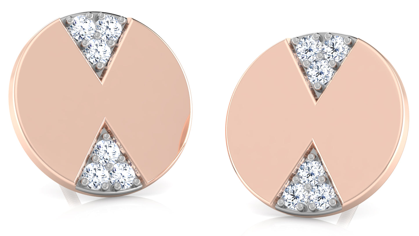 Geometric Appeal Diamond Earrings