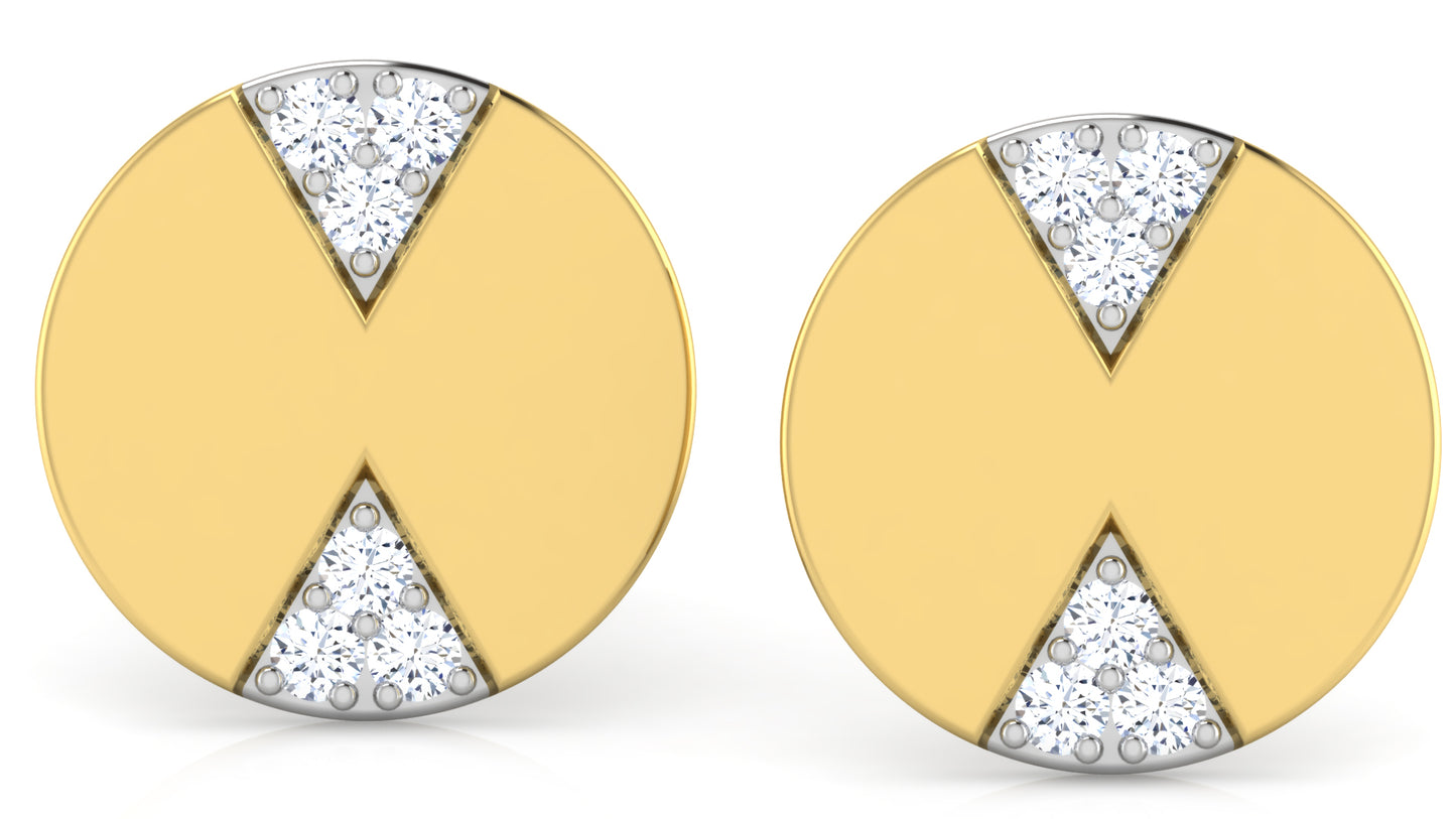 Geometric Appeal Diamond Earrings