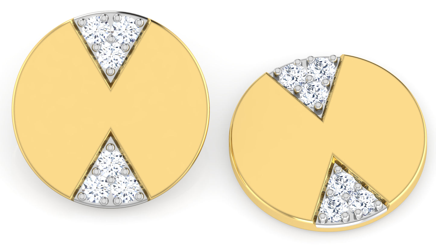 Geometric Appeal Diamond Earrings