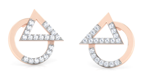 Diamond Pitch Diamond Earrings