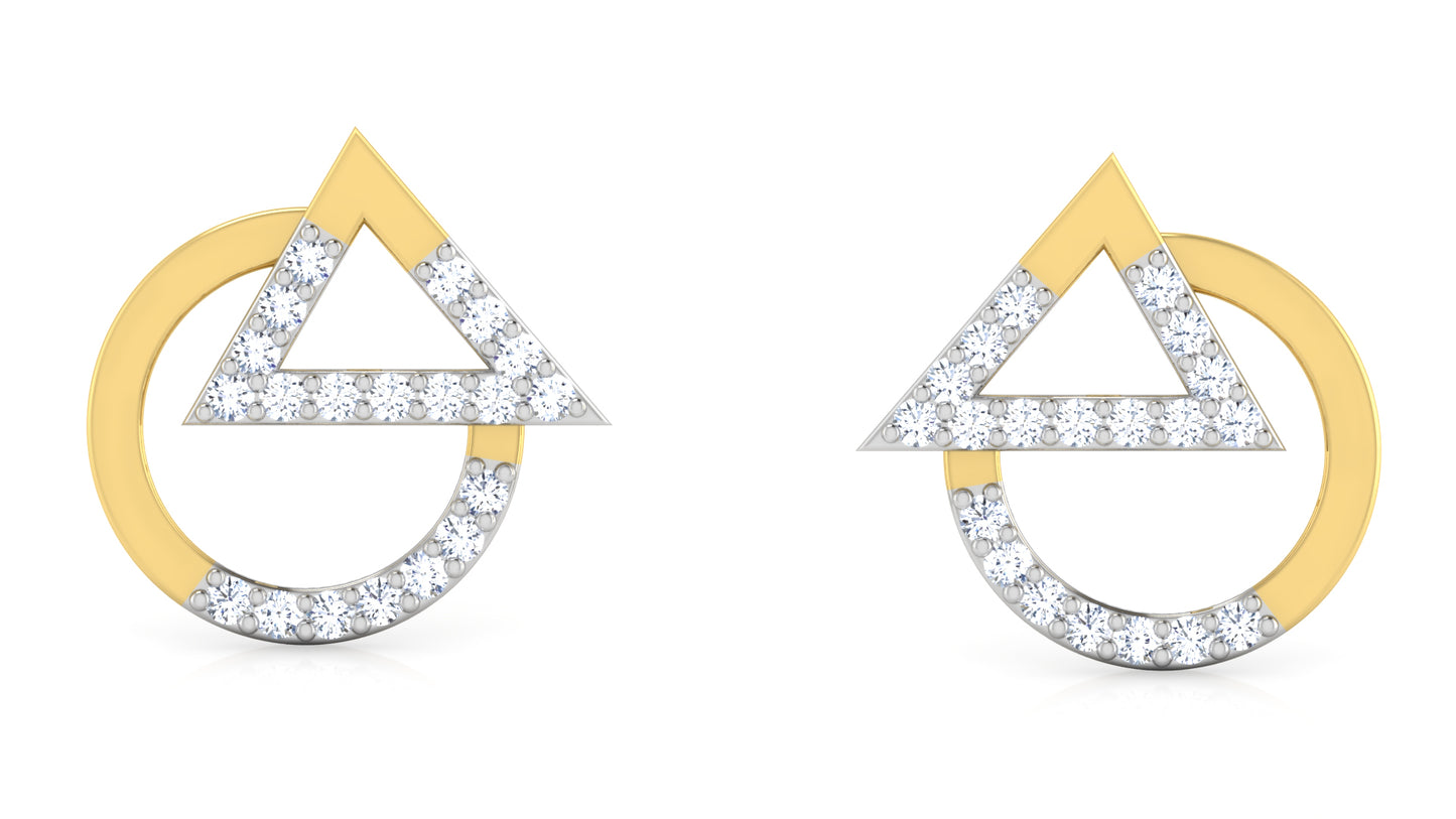 Diamond Pitch Diamond Earrings