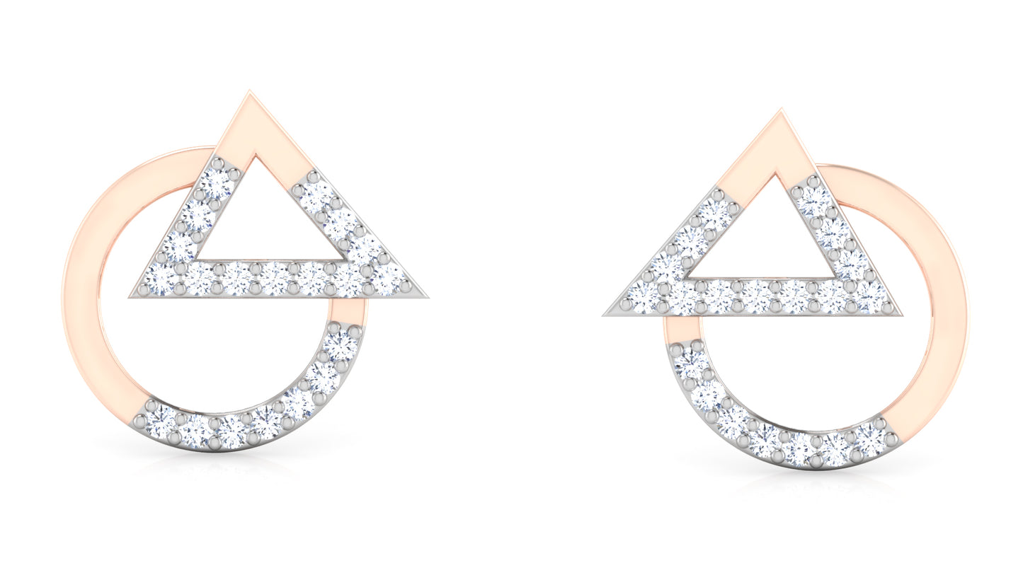 Diamond Pitch Diamond Earrings