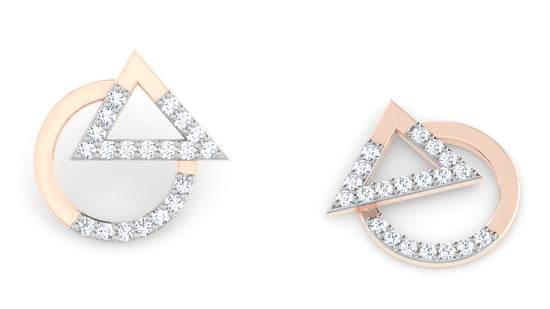 Diamond Pitch Diamond Earrings