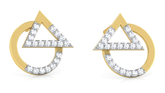 Diamond Pitch Diamond Earrings