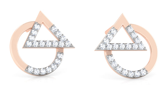 Diamond Pitch Diamond Earrings