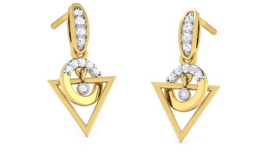 Ornate Oath Diamond Earrings