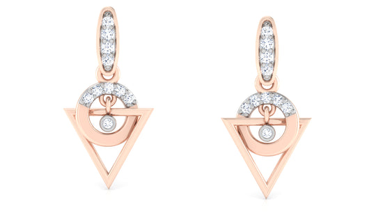 Ornate Oath Diamond Earrings