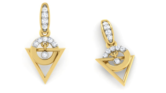 Ornate Oath Diamond Earrings