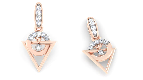 Ornate Oath Diamond Earrings