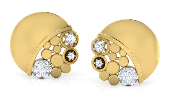 Cuppa Goldmonds Diamond Earrings