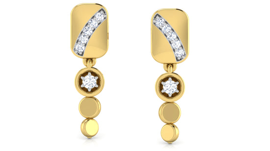 Dainty Flaunty Diamond Earrings