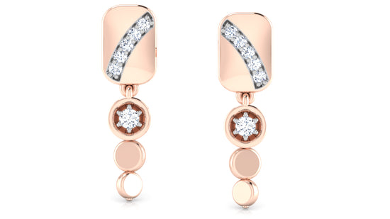 Dainty Flaunty Diamond Earrings