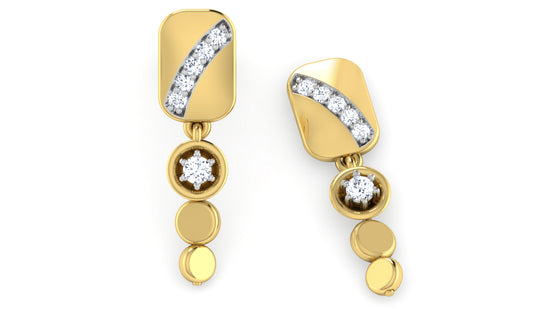 Dainty Flaunty Diamond Earrings