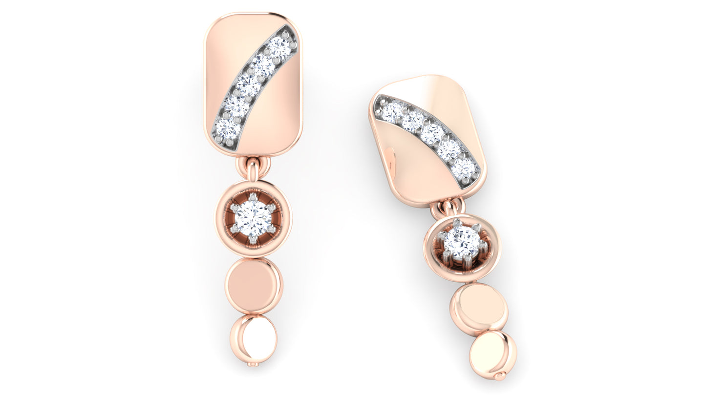 Dainty Flaunty Diamond Earrings