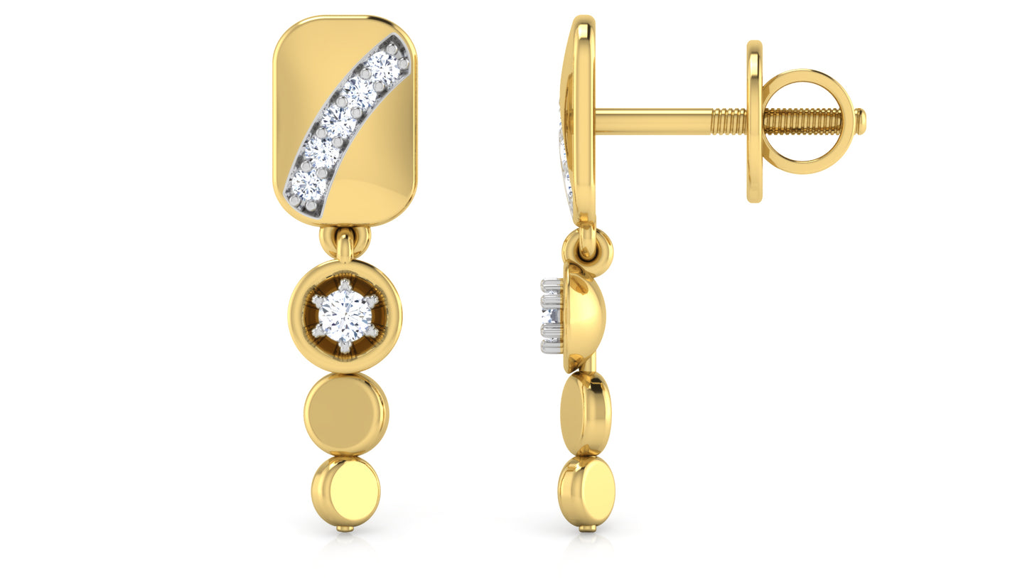 Dainty Flaunty Diamond Earrings