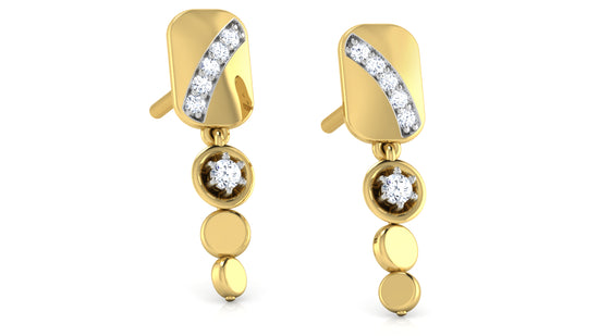 Dainty Flaunty Diamond Earrings