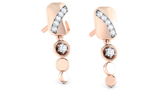 Dainty Flaunty Diamond Earrings