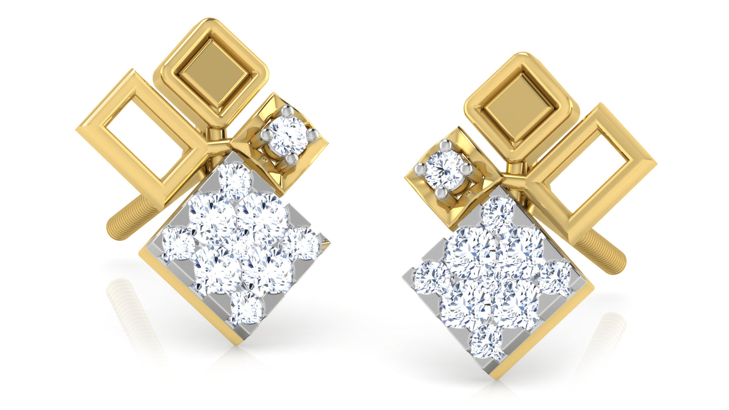 Triple Joy Diamond Earrings