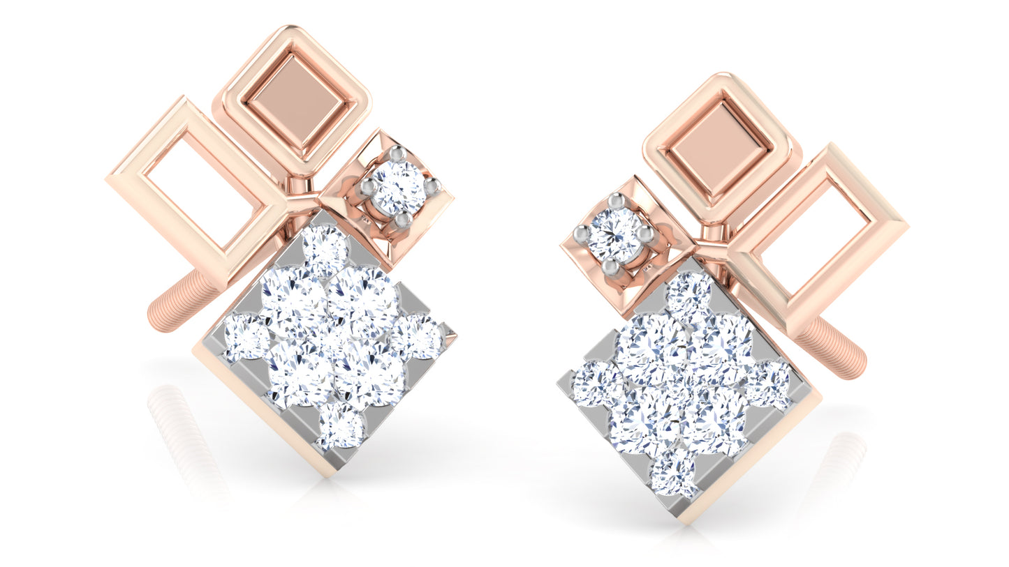 Triple Joy Diamond Earrings