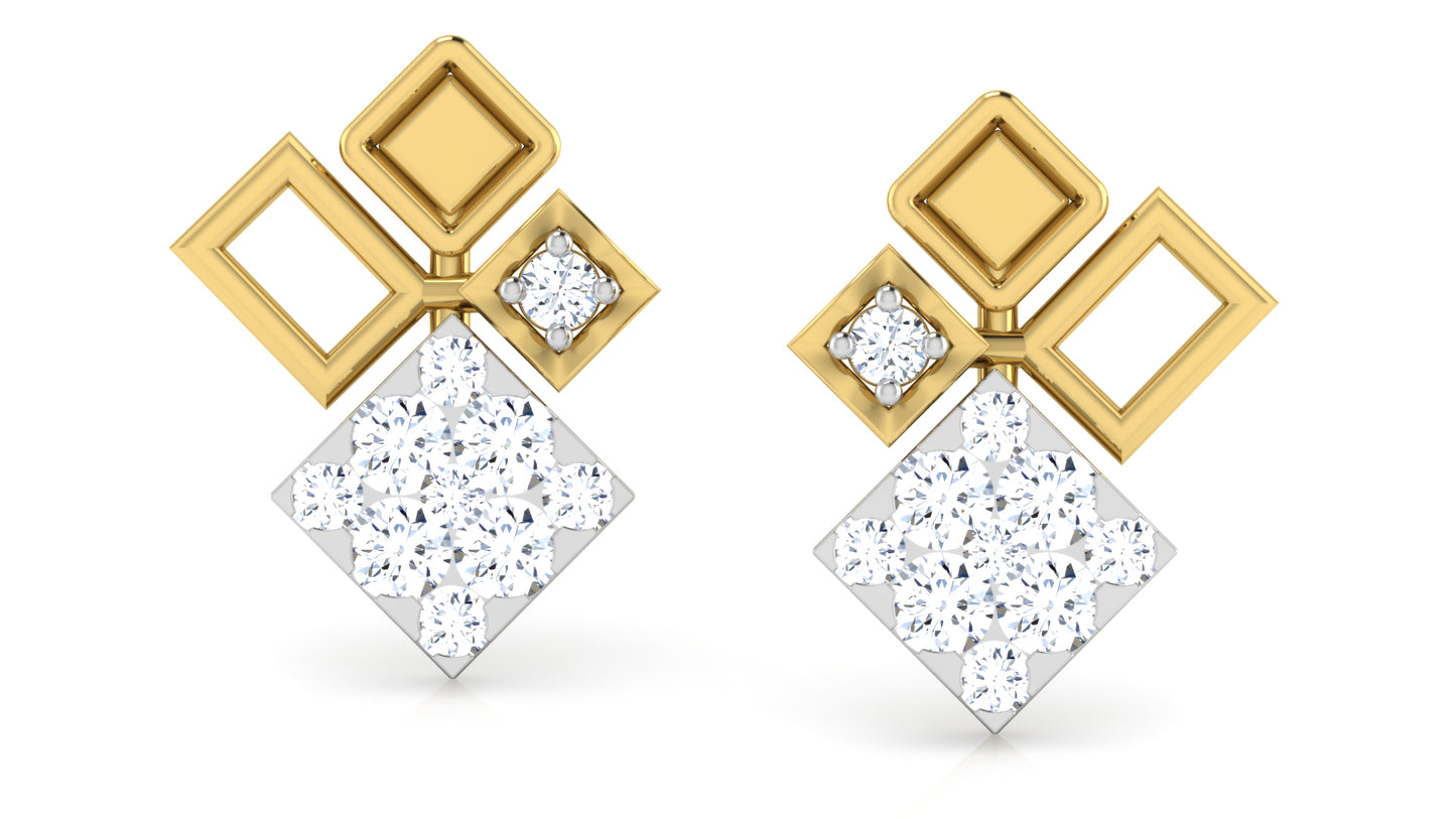 Triple Joy Diamond Earrings