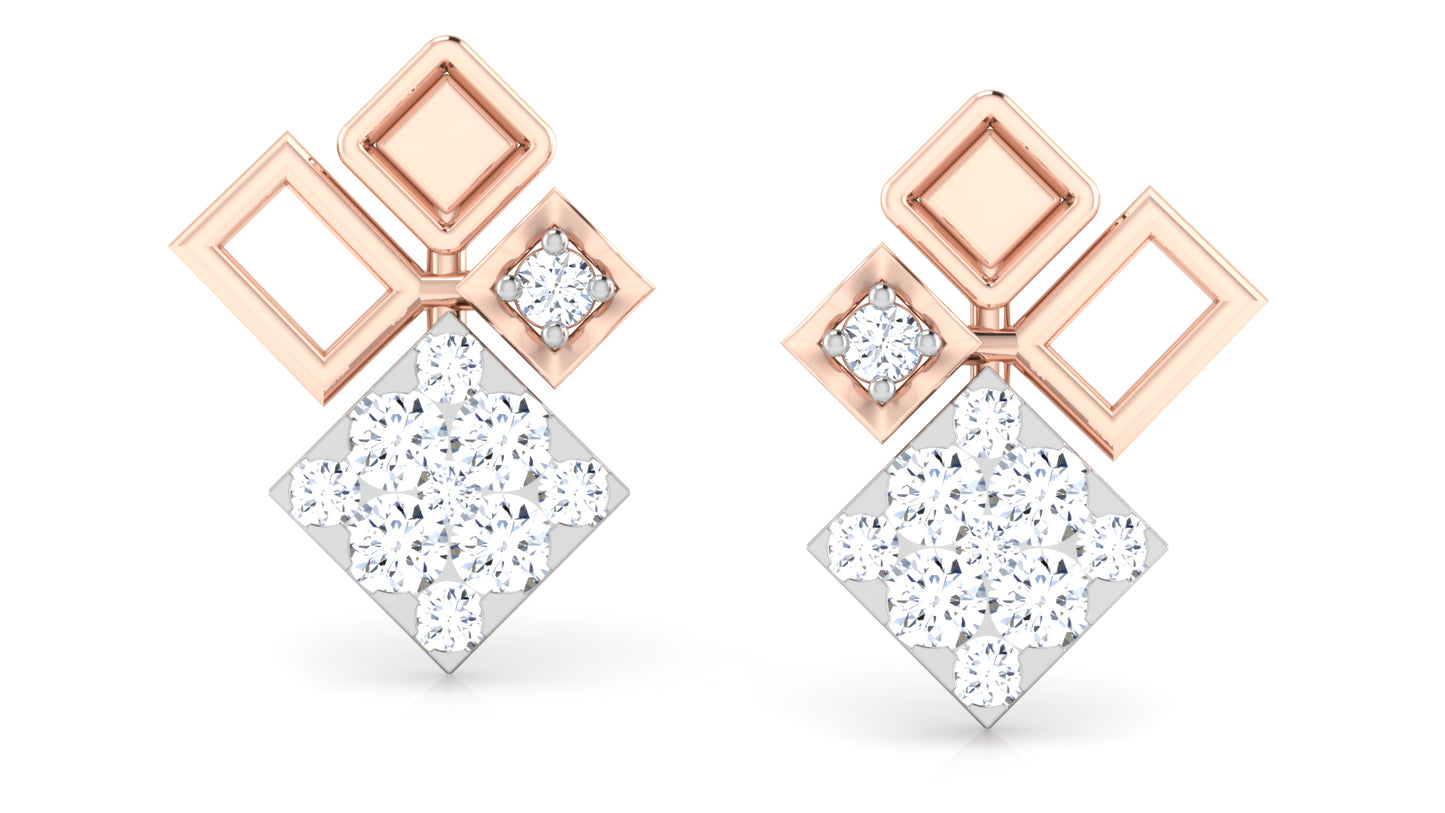 Triple Joy Diamond Earrings