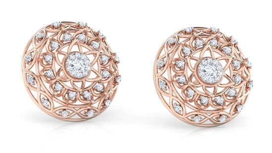 Nature's Basket Diamond Earrings